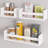 Rigga 3 Piece Floating Shelf with Front Bar