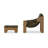 Halston Chair W/Ottoman-Dulane Moss