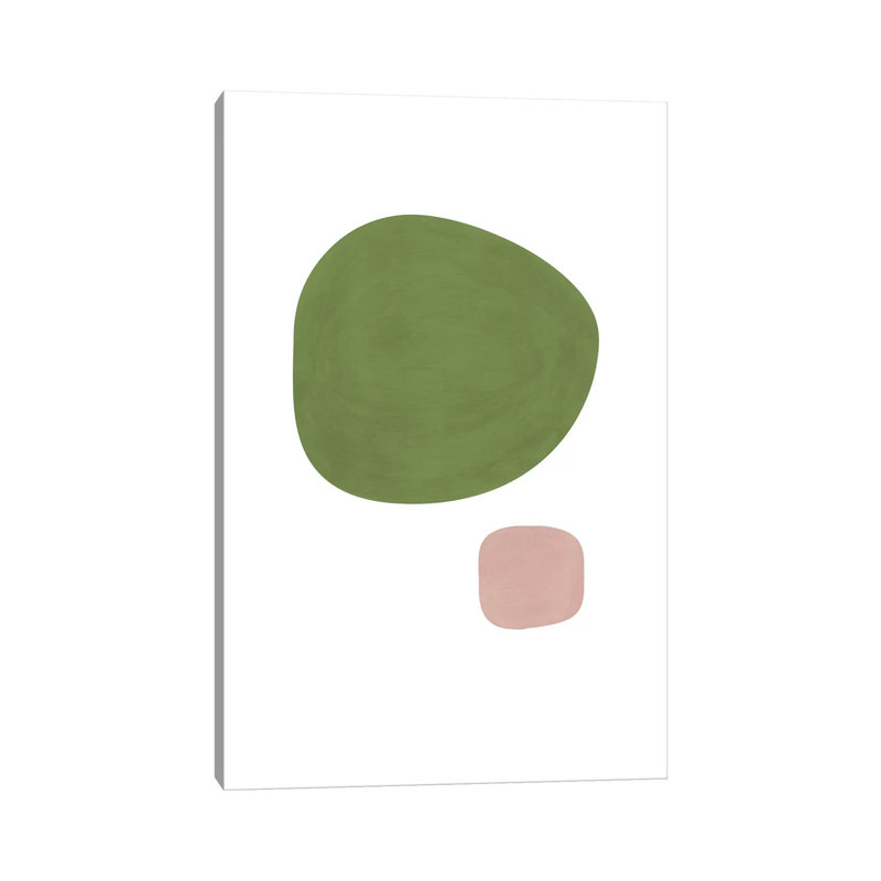 Gouache Abstraction I by Nouveau Prints - Wrapped Canvas Gallery-Wrapped Canvas Giclée, 20.32 cm H x 30.48 cm W