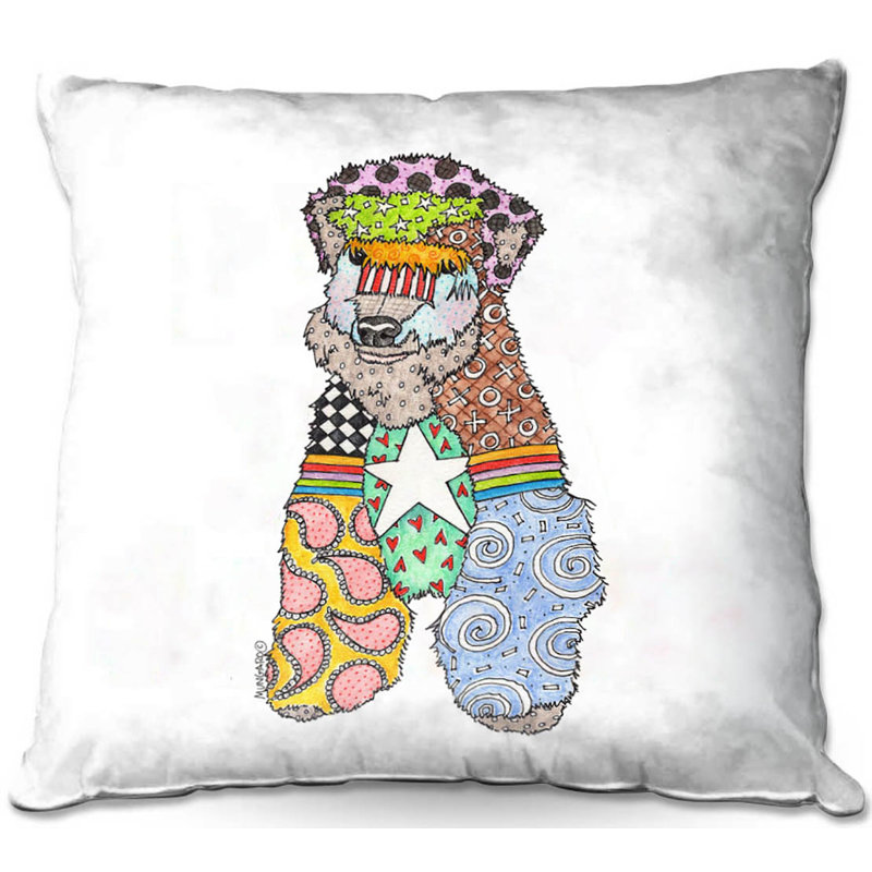  Coussin Couch Wheaten, 18 po x 18 po, Blanc