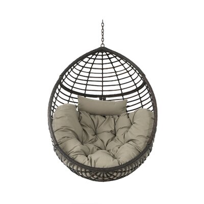 World Menagerie Kamil Indoor/Outdoor Hanging Basket Chair (Stand Not ...