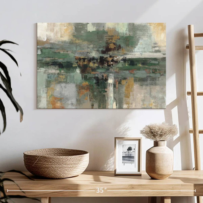 Sur toile, H 24 po x l 16 po x P 1,25 po