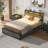 Kurland Bed Frame with 4 Drawers & Storage Headboard-31076893-31076888