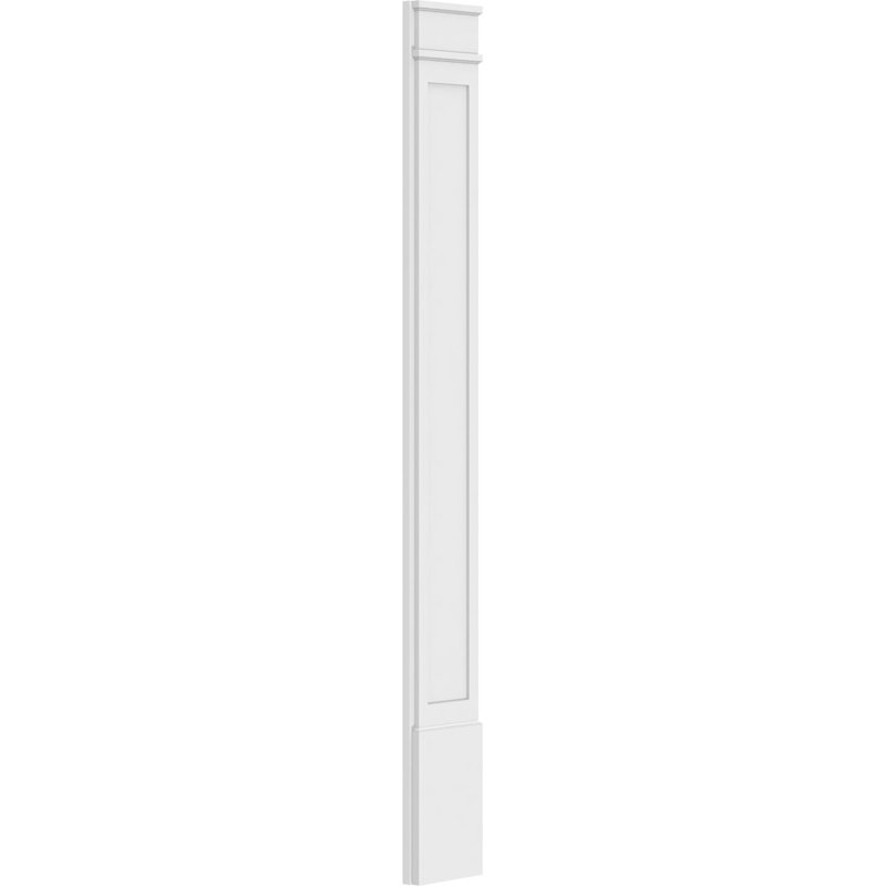 Pilâtre en PVC TruCraft (la paire), H 90 po x l 4 po x P 2 po, Base et chapiteau décoratifs