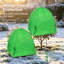 2 Pack Pop‑Up Self‑Standing Winter Plant Cloche 28x28x30 Inch, Reusable Breathable Garden Fleece Frost Blanket with Frame for Outdoor Shrubs, Guard Against Frost Wind Birds Insects, Green