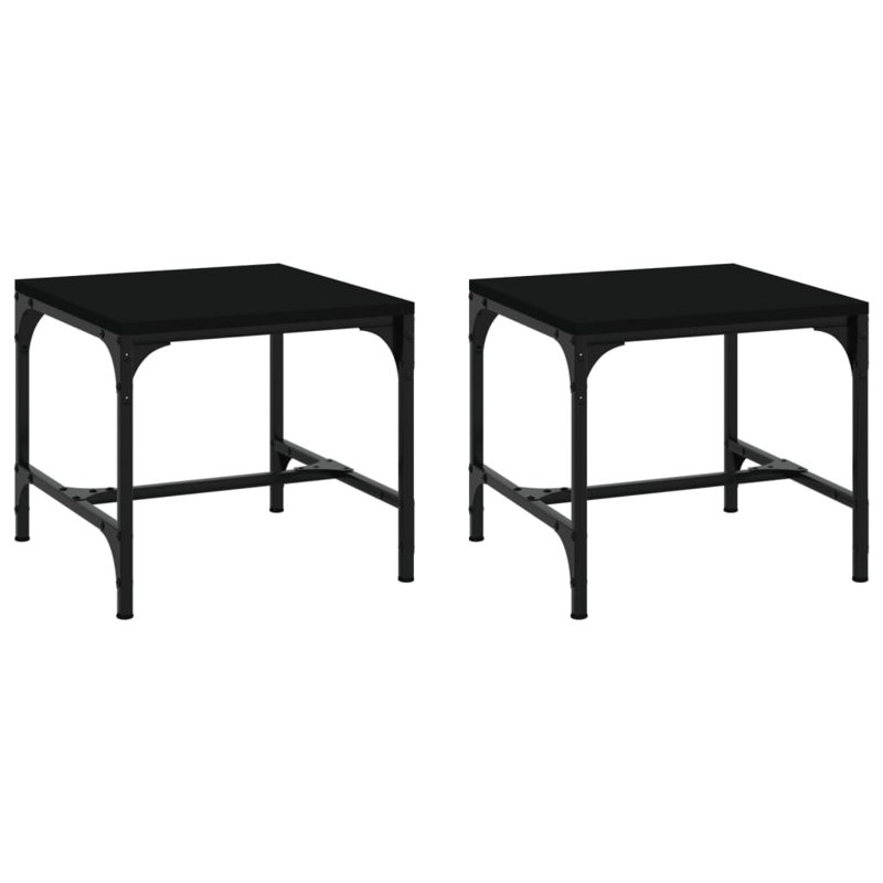 Kirkendoll Four Leg Coffee Table, 100cm H x 50cm W x 40cm D, Black