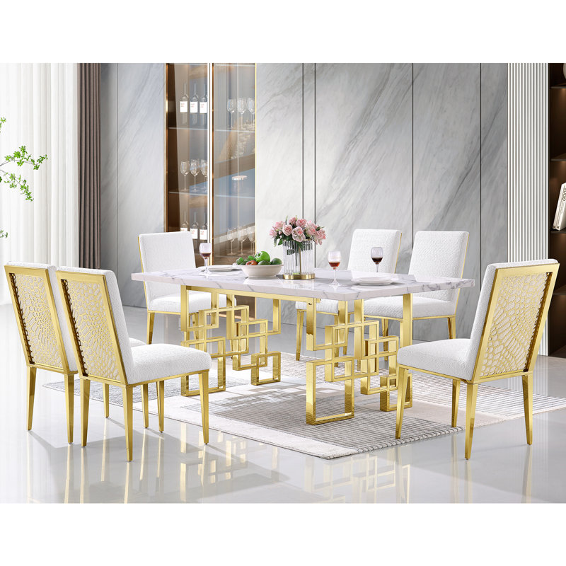 Table de salle à manger rectangulaire L 78 po x l 39 po Alsfeld