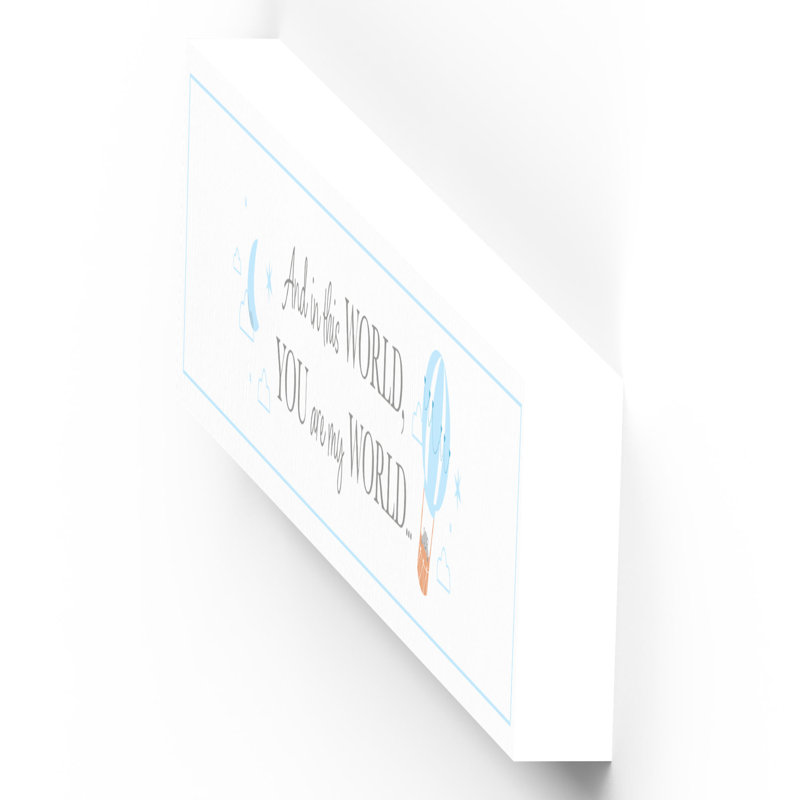 Arjun Text & Numbers Letter Block, White/Blue