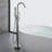 304 Stainless Steel Freestanding Tub Faucet With Handheld Shower-122559349