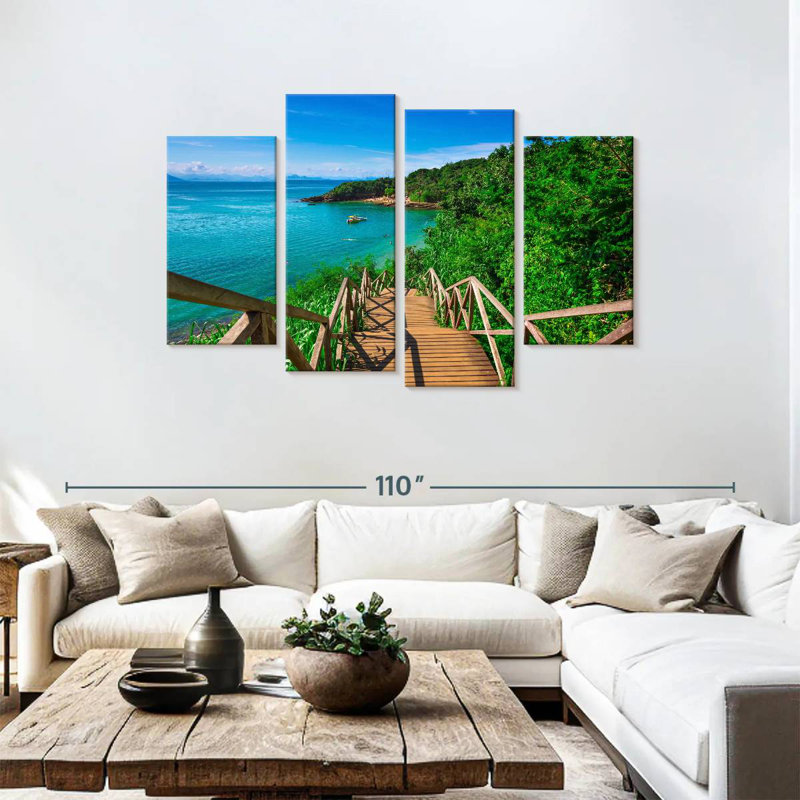 Azeda Beach Walkway, 48" H x 75" W