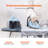 Steam Station 1700W Steam Iron for Clothes with 1.8L Water Tank for Home