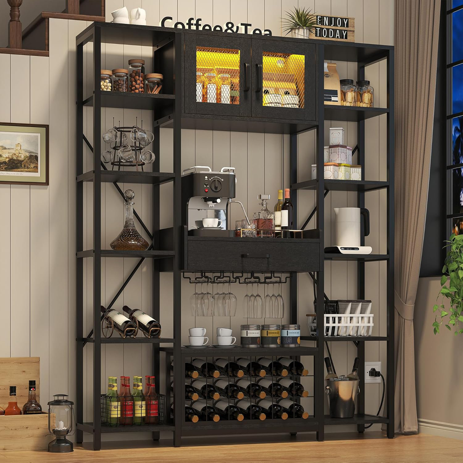 17 Stories Bookcases And Bookshelves Triple Wide 5 Tiers Industry ...