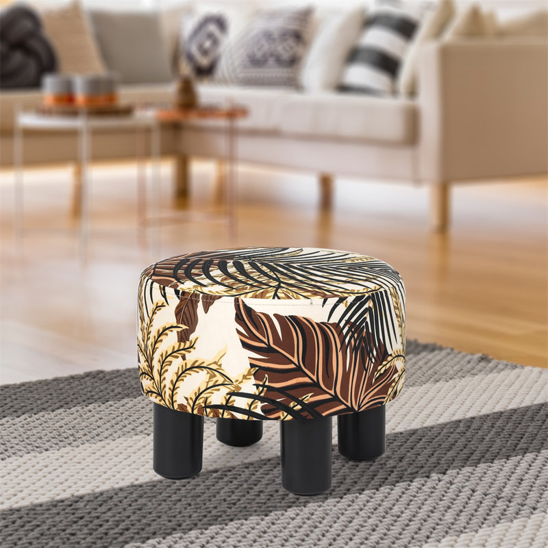 Alstone Velvet Ottoman
