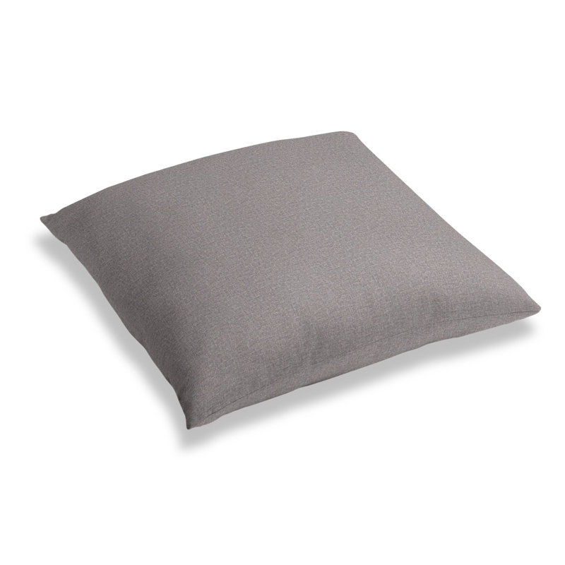 Dapper Square Pillow Cover & Insert, Flint