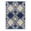 Tapis ivoire à motif géométrique-2021970834