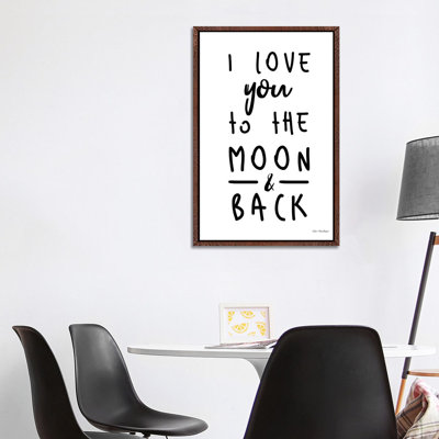 To The Moon - Print on Canvas