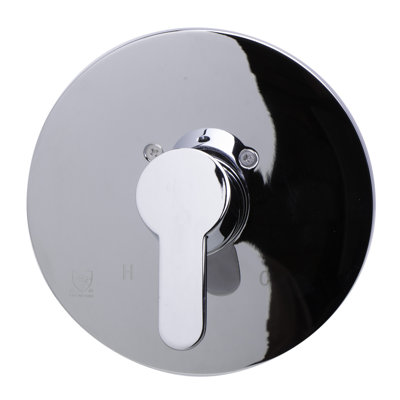 Shower Valve Mixer with Rounded Lever Handle