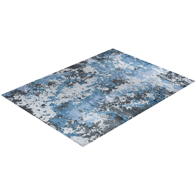 Overdyed One-of-a-Kind 9' 1" x 12' 1" Hand Knotted Area Rug
