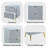 Gaines Gray High Gloss Finish Nightstand