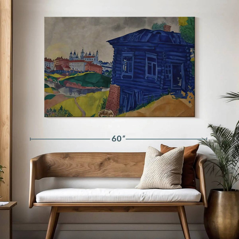 Avery La Maison Bleue, H 34 po x l 51 po