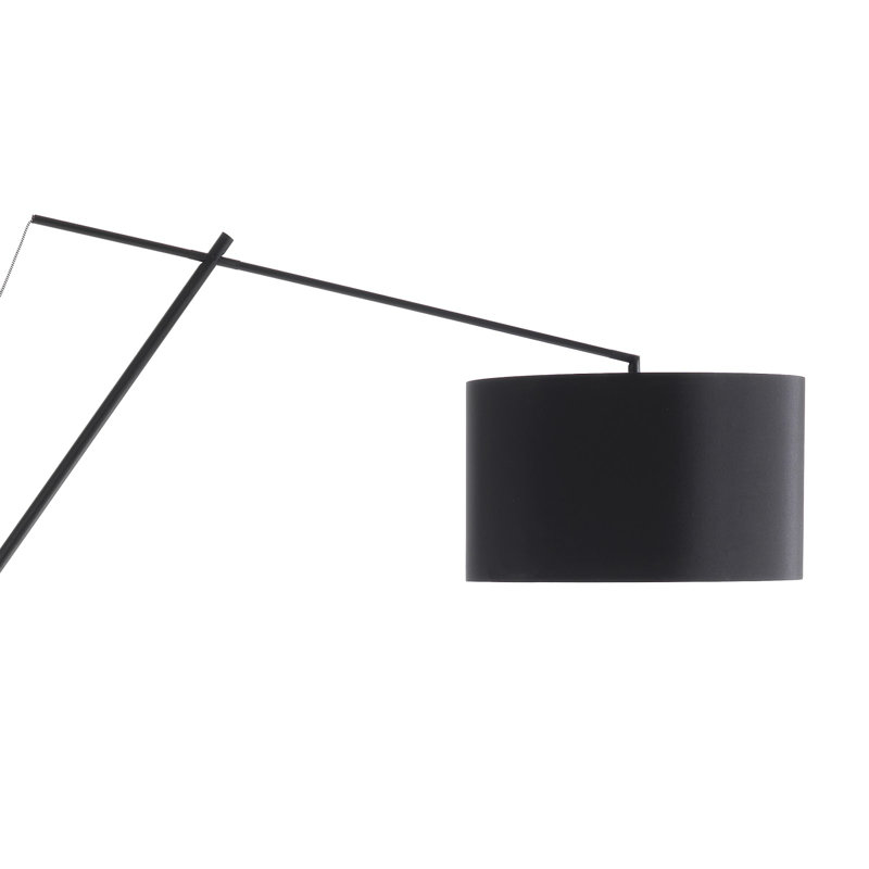 Keith 200cm Black Task Floor Lamp
