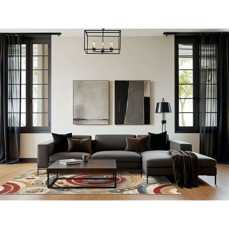 Tapis Quirky Dash, Rectangulaire 2 pi x 3 pi