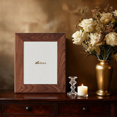 Natural American Walnut Photo Frame 8"x10" Solid