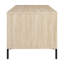 Table basse Sihi avec tablettes, centre de table spacieux, design élégant, rangement, meubles-116920879