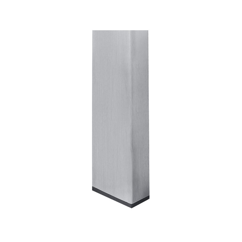 Teodora Rectangular Glass Outdoor Dining Table - 180 cm W 90 cm D, White