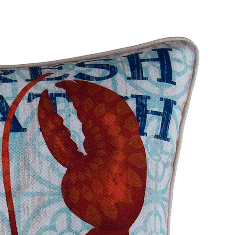Catch Digital Print Throw Pillow