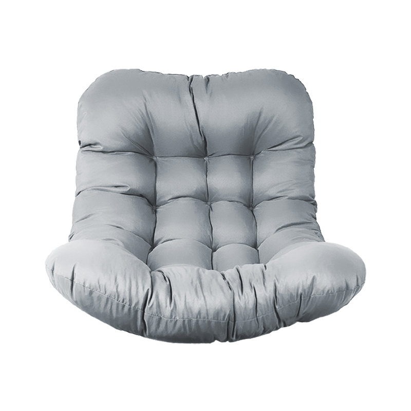Egg Chair Cushion Replacement, 7.8in Thick Outdoor Hanging Chair Cushion, Waterproof Hammock Swing Cushion , Light Gray