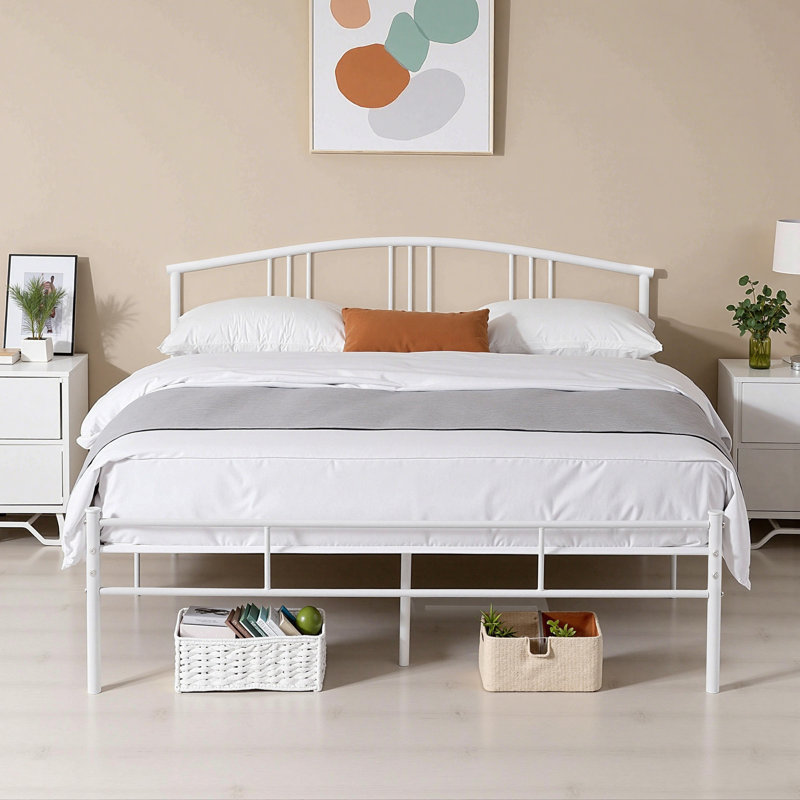 Bushweller Metal Platform Bed Frame - Stylish & Durable