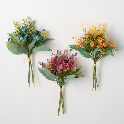 Ensemble de 3 buissons à fleurs 15,5 "Spring Bright