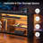 Kruszewski 70" Gaming TV Console for TVs up to 75 inch, LED Media Console with Storage and Adjustable Storage Shelves-1243595812