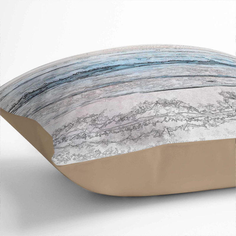 Square Cushion, 55cm H x 55cm W x 20cm D, Stone