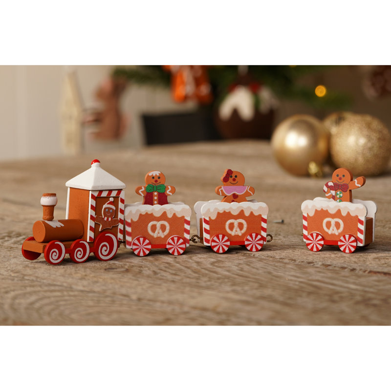 Gingerbread Lane Wooden Gingerbread Train