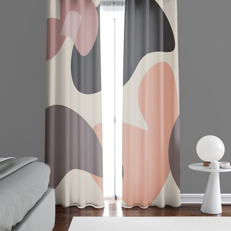 Rideau en polyester Hardwicke, L 20 po x L 82 po