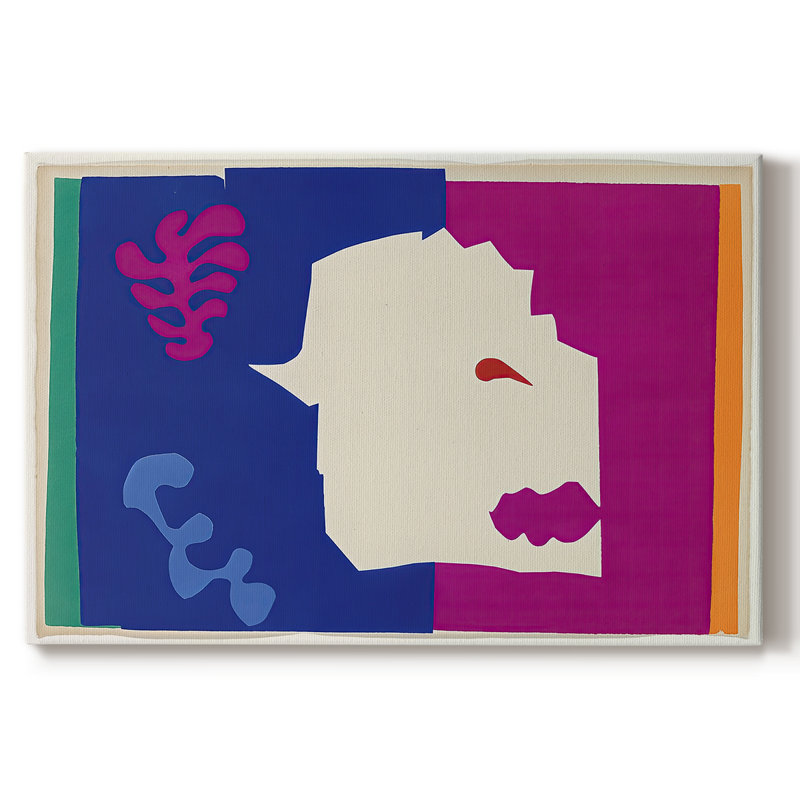 Le bateau (Le Bateau) - Henri Matisse - Toile tendue avec châssis - 1953, 18 x 27
