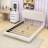 Luxurious Teddy Fleece Upholstered Platform Bed with Curve-Shaped Design-1157694302-1157694288
