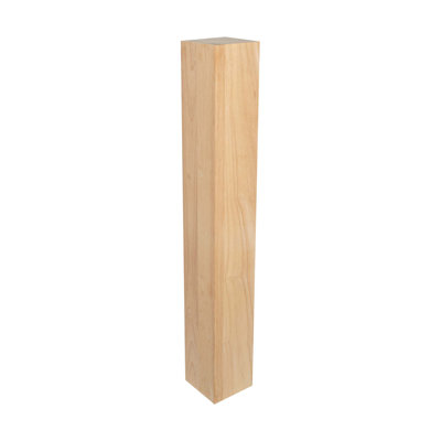 Klyne 35-1/4in H x 5in Wide Solid Wood Island Leg