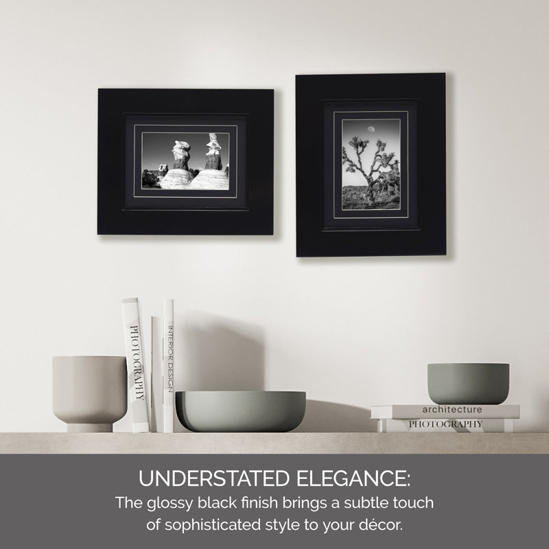 Mikasa Glossy Gallery Wall Frame, Black
