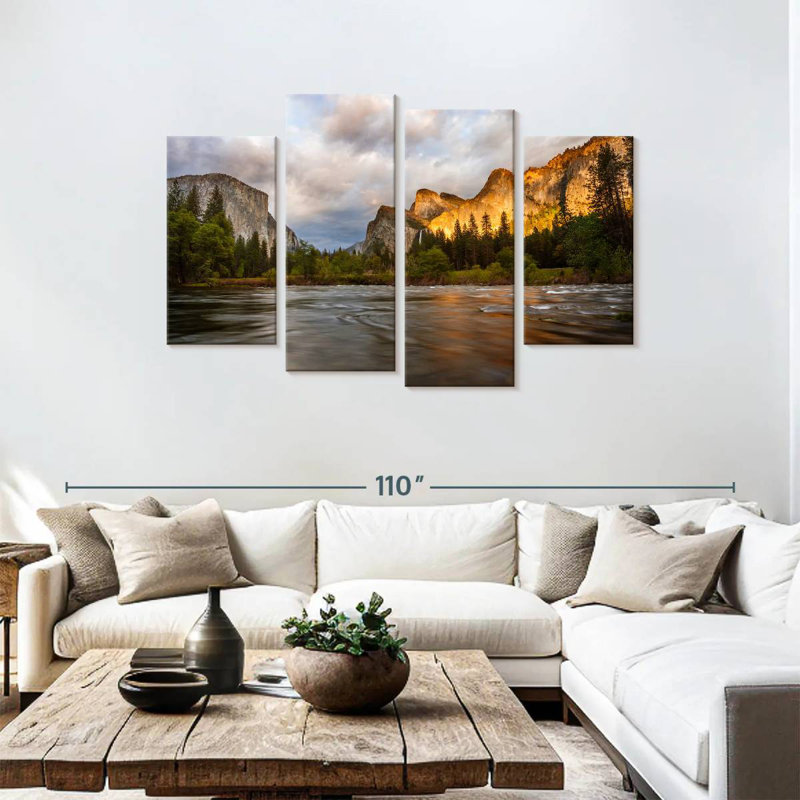 Alvord Yosemite Calm River, 48" H x 75" W