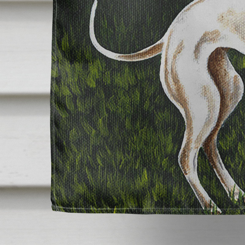 Drapeau de jardin à 2 côtés rose jardin frolick greyhounds, H 40 po x l 28 po