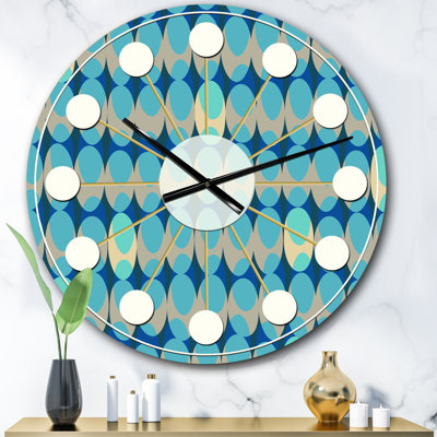 Horloge murale rétro Mid-Century