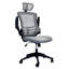 Fauteuil de direction haut dossier en filet avec appui-tête et accoudoirs rabattables-1210969964