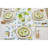 Botanical Lemon - 100% Pure Linen Table Runner-113298759-113298760