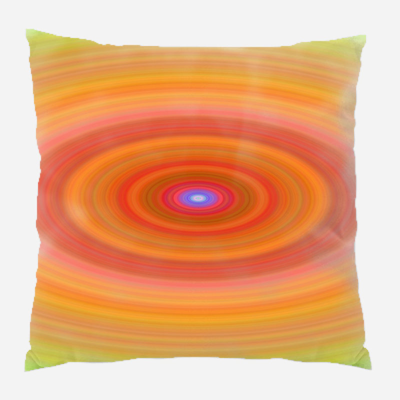 Ellipse Microsuede Reversible Throw Pillow
