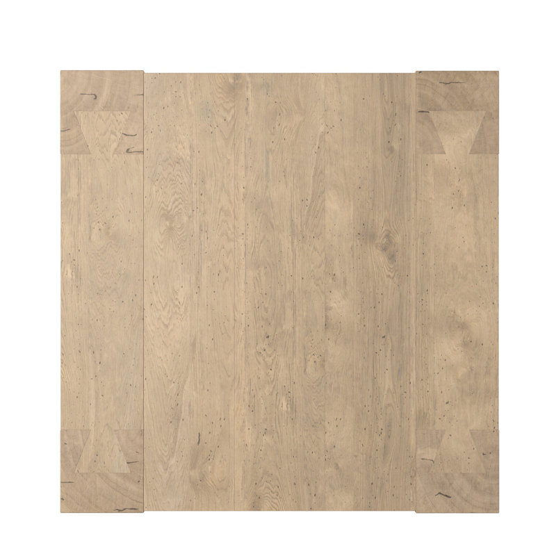Abaso Coffee Table, Whitewash Rustic Wormwood Oak