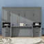Lit escamotable Murphy avec placard spacieux, tiroirs et tablettes-822085024-822085027