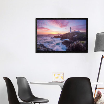 Sunrise, Fanad Head Lighthouse, County Donegal, Ulster Province, Republic of Ireland 1 Piece Wall Art on Canvas
